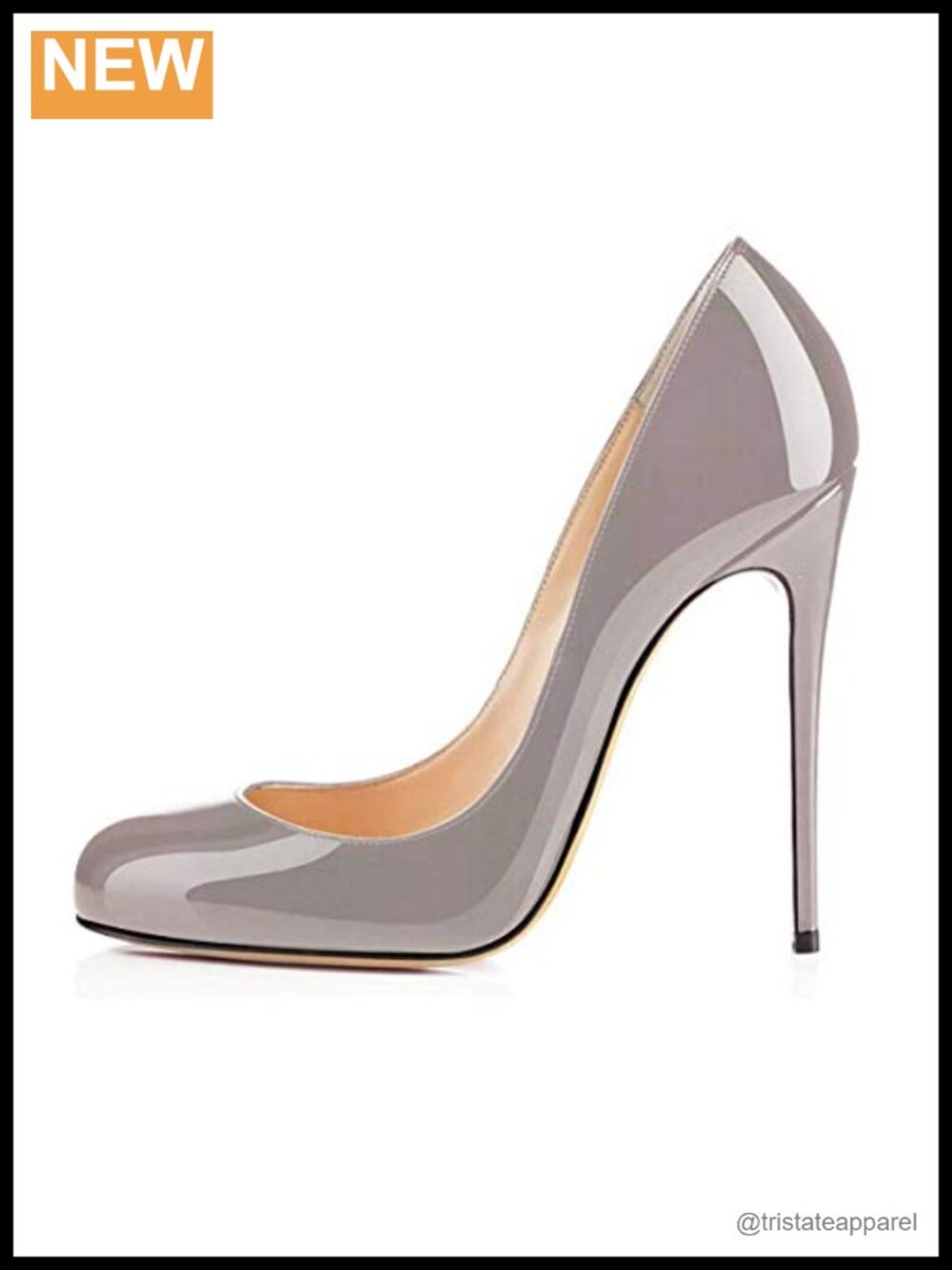 Women's Stiletto Heel Round Toe Slip-On Pumps Evening Party Shoes